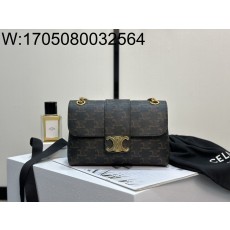 백경 셀린느 트리옹프 캔버스 틴 빅투아르백 탄23.5*14*8cm 116592 스몰