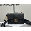 백경 셀린느 트리옹프 캔버스 미디움 빅투아르백 탠 25*15*8cm 115852 