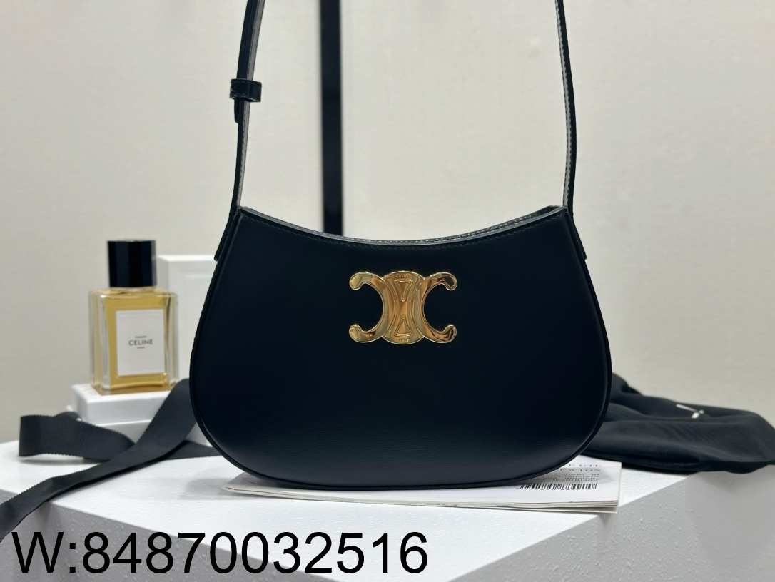 백경 셀린느 미디엄 틸리 백 22*13.5*4cm 블랙 115703