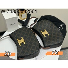 백경 셀린느 미디엄 틸리 백 22*13.5*4cm 올 오버 로고 115702