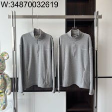 V공장 미우미우 모노그램 자수 반지퍼 맨투맨 그레이