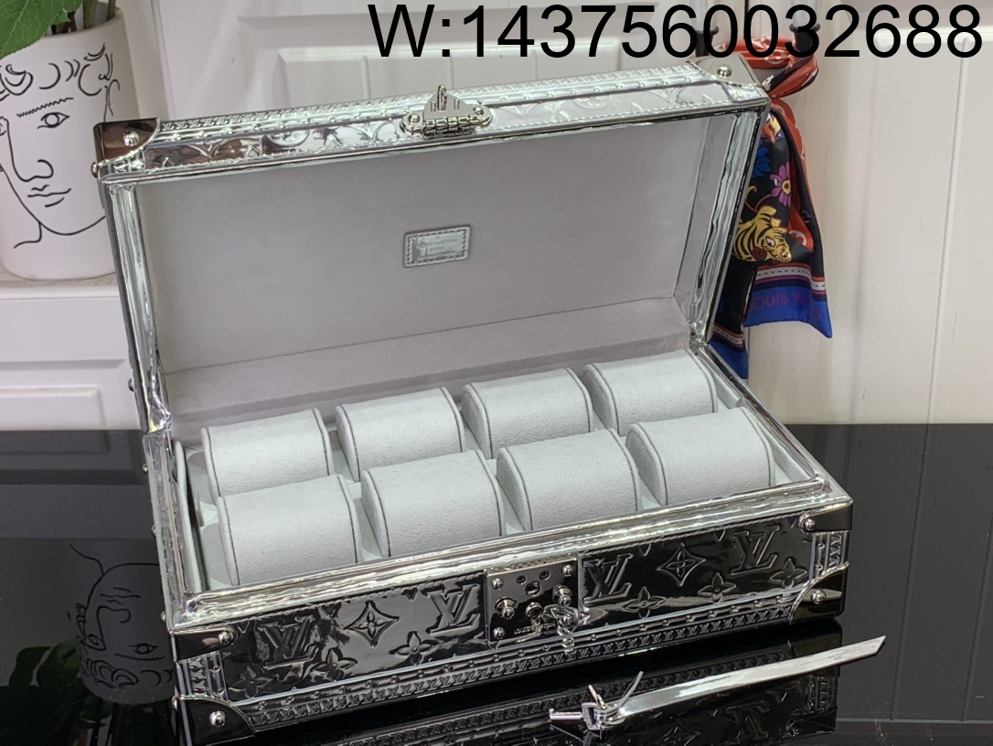 [88factory] 루이비통 코프레 8 몽트레 M12277 20.5*13.5*35cm 은색