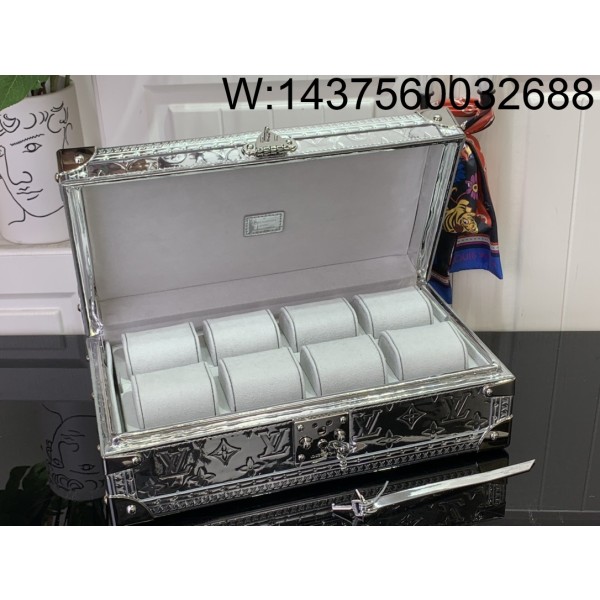 [88factory] 루이비통 코프레 8 몽트레 M12277 20.5*13.5*35cm 은색