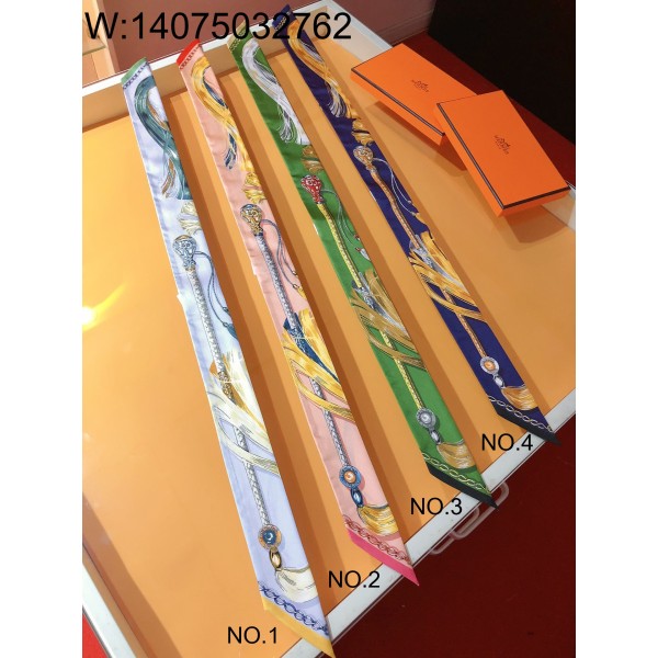 AGG 에르메스 트윌리 스카프 4컬러 5*86cm PHMS23132
