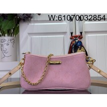 [88factory] 루이비통 리브 포쉐트 데님 13.5*6.5*24.5cm 핑크