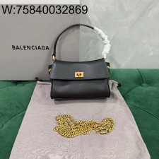 [dxg] 발렌시아가 로데오 나노 체인백 16*9.9*4.5cm 블랙 빈티지 골드 장식