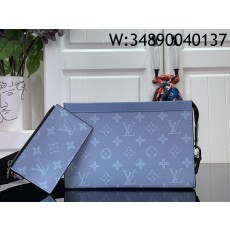 [88factory] 루이비통 가스통 웨어러블 월릿 가방 M14114 22*14.5*4.5cm 블루