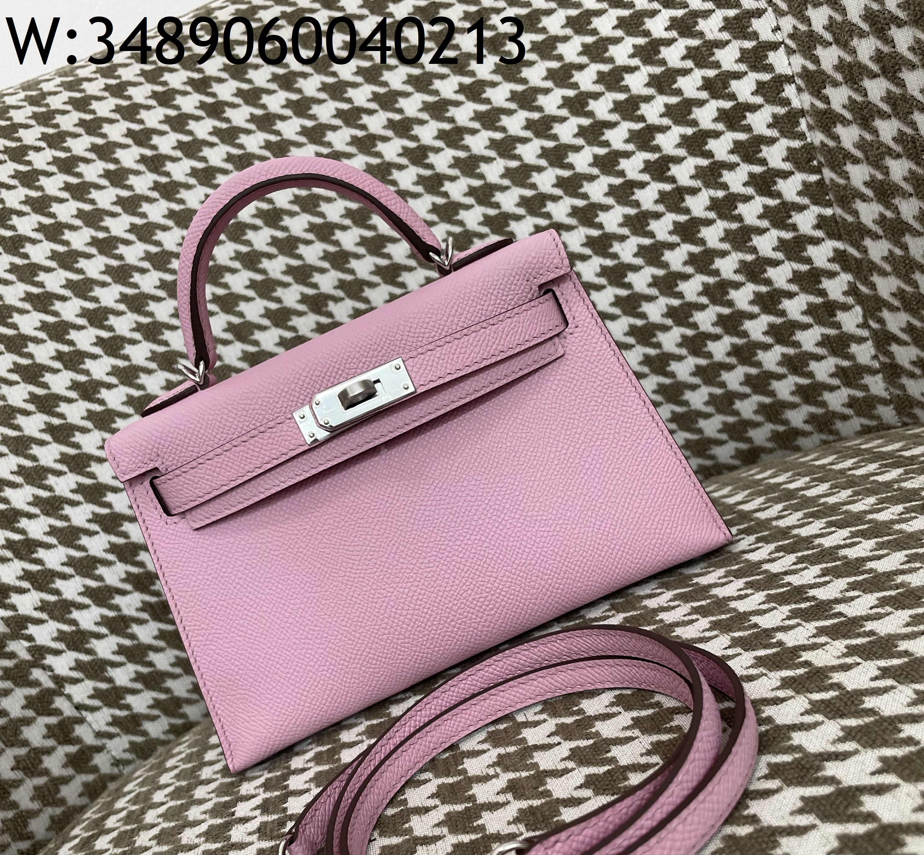[장인의집] 에르메스 켈리 19 은장 핑크 epsom