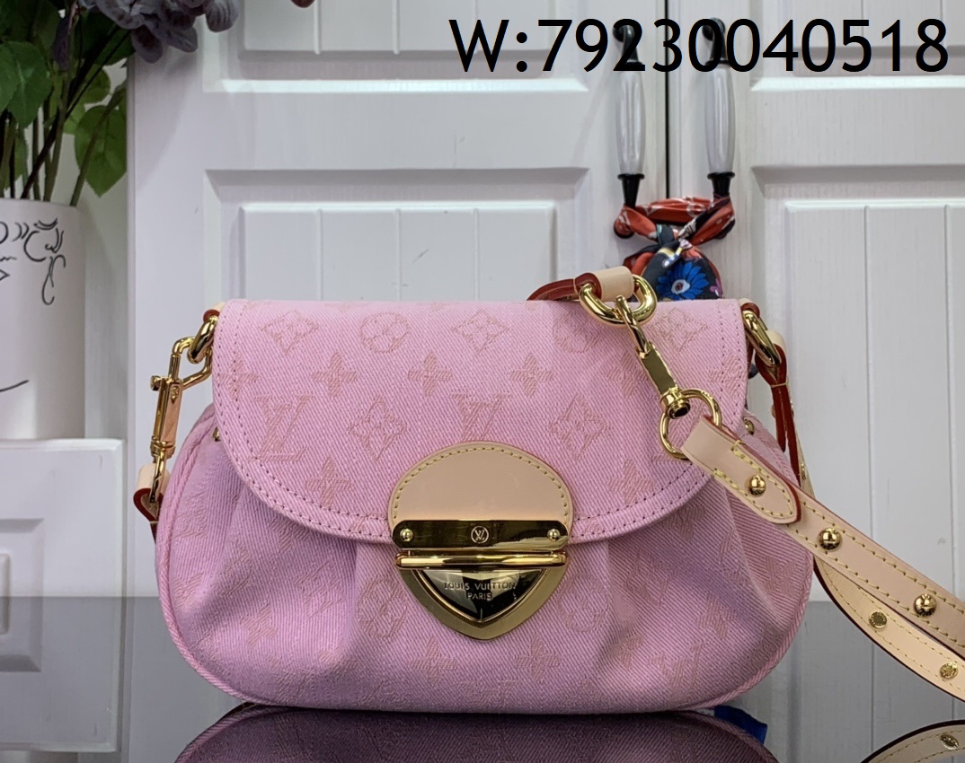 [88factory] 루이비통 선셋 데님 M13347 18*3*27cm 핑크