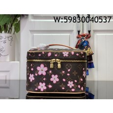 [88factory] 루이비통 LV X TM 타카시 니스 미니 사쿠라 M14181 13.5*12*20cm 브라운