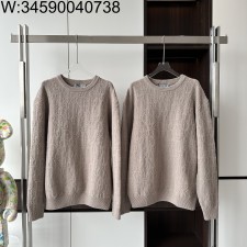 V공장 디올 24FW 오블리크 자카드 니트 라이트 커피