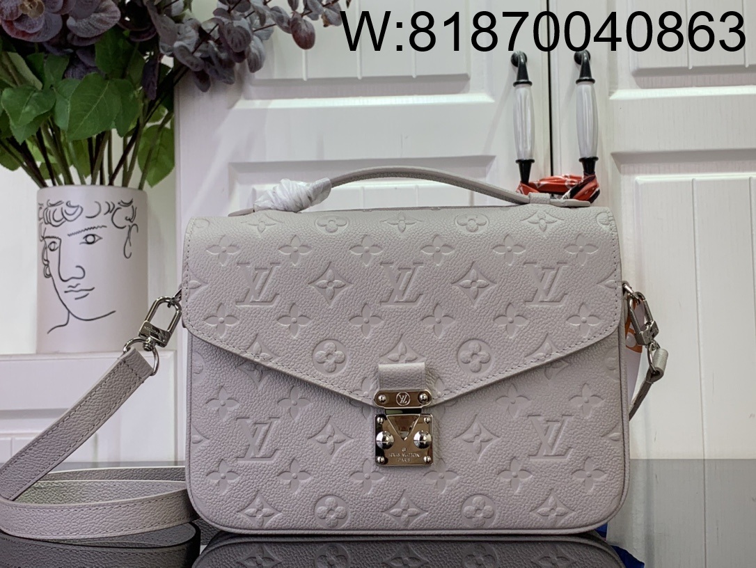 [88factory] 루이비통 포쉐트 메티스 M13481 25*19*7cm 라이트 그레이