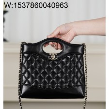 [JD] 샤넬 31 쇼핑백 골드 메탈 25P 블랙 22*23*5.5cm