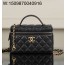 [JD] 샤넬 체인 베니티백 골드 메탈 25P 블랙 17*19.5*5cm 