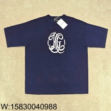 GTR공장 지방시 25SS HG 자카드 니트 반팔티 다크 블루
