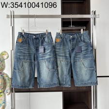 V공장 루이비통 25SS  큰 포켓 워싱 데님 반바지