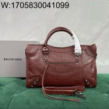 [dxg]발렌시아가 르 시티 라지 백 38*24*16cm 와인 브라스 장식 