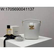 백경 셀린느 미니 루이즈 버킷백 13.5*16*10cm 10N473 화이트