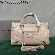 [dxg]발렌시아가 르 시티 라지 백 38*24*16cm 아몬드 브라스 장식 