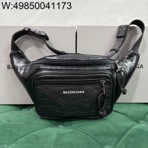 [dxg]발렌시아가 익스플로러 벨트백 38*16*8cm 블랙