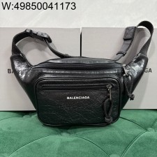 [dxg]발렌시아가 익스플로러 벨트백 38*16*8cm 블랙