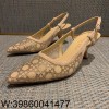 [QR 5009] 디올 capture 슬링백 펌프스 힐 누드 6.5cm