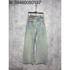 [사슬공장] 메종마르지엘라 SS24 빈티지 불규칙 청바지 라이트 블루 