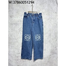 [사슬공장] 로에베 SS25 더블 로고 청바지 블루