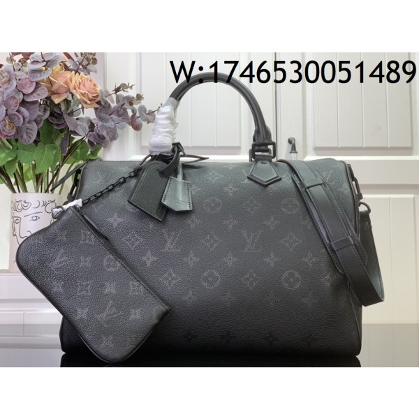 [88factory] 루이비통 스피디 P9 반둘리에 40 블랙 M24419 40*26*23cm