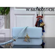[88factory] 루이비통 월릿 온 체인 LV 블룸 라이트 블루 M14547 11.5*4*20cm