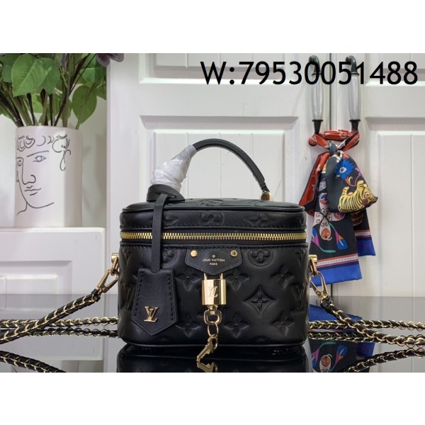[88factory] 루이비통 베니티 PM 스몰 블랙 M25123 19*13*11cm