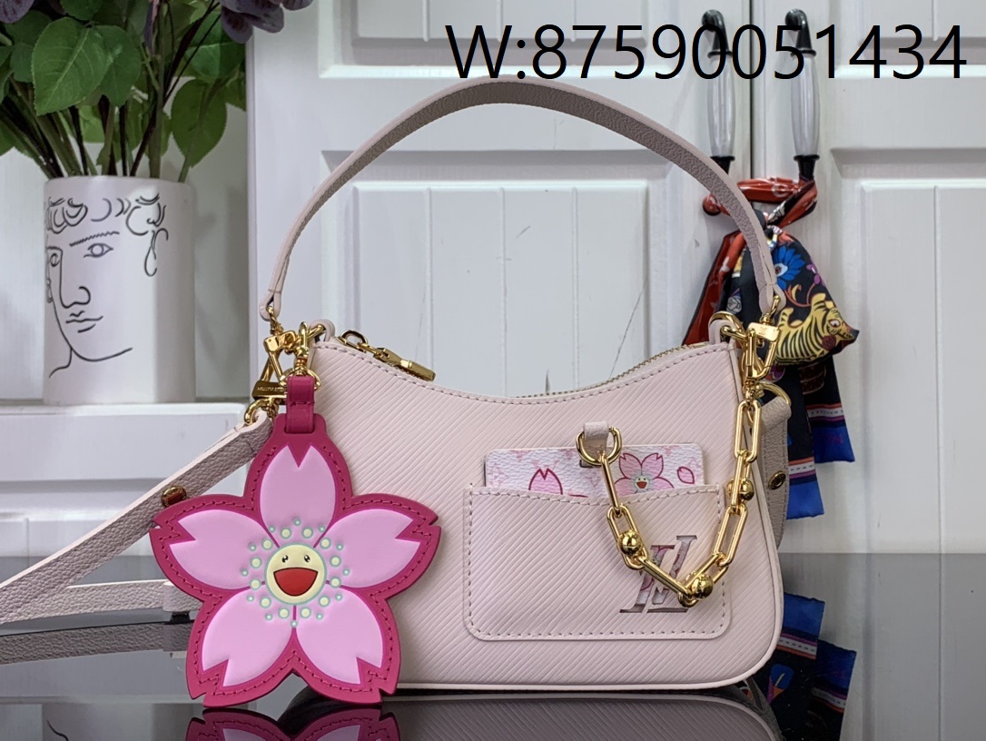 [88factory] 루이비통 LV x TM 마렐리니 치키 핑크 M13101 13.5*6.5*19cm