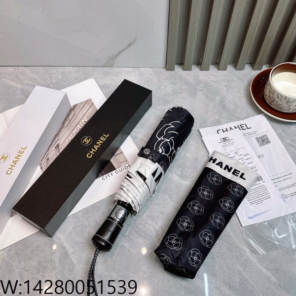 AGG 샤넬 동백꽃 양우산 블랙