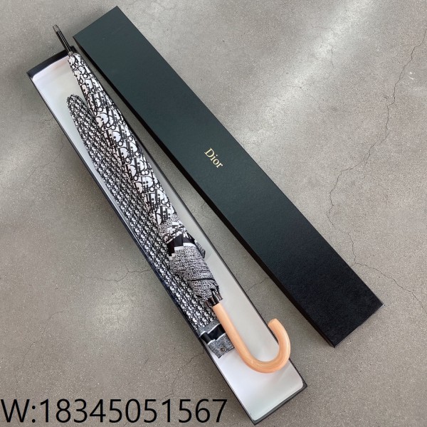 AGG 디올 오블리크 우산 블랙