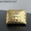 징 팩토리 보테가베네타 스몰 인트레치아토 반달 뷰티 파우치 골드 764044 16.5*10.5*9cm