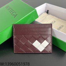 징 팩토리 보테가베네타 크레딧 카드 케이스 하트 와인 731956 10*8*0.5cm