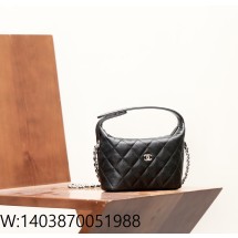 [CD] 샤넬 금장 25C 호보백 블랙 21.5*19*6cm