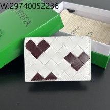 징 팩토리 보테가베네타 인트레치아토 명함 케이스 하트 화이트 667141 11*7.5*2.5cm