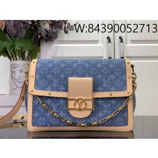 [88factory] 루이비통 도핀 소프트 GM 라지 데님 M13319 20*11*28cm