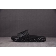 【CY】구찌 슬라이드 샌들 인터로킹 G 블랙 워터 리플 슬리퍼 블랙