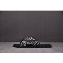 【GD】디올 오블리크 슬리퍼 라이트베이지 블랙