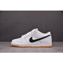 【M】나이키 SB 덩크 로우 프로 화이트 앤 검 라이트 브라운CD2563-101