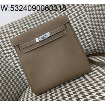 [장인의집] 에르메스 켈리 아도 백팩 은장  tc 코끼리 회색