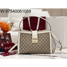 [JHL] 구찌 패들락 미디엄 탑 핸들백 화이트 25.5*17.5*20cm 838992