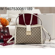 [JHL] 구찌 패들락 라지 탑 핸들백 화이트 31*21*11cm 838991
