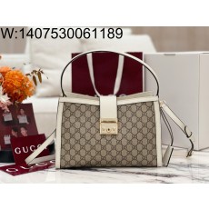 [JHL] 구찌 패들락 라지 탑 핸들백 화이트 31*21*11cm 838991