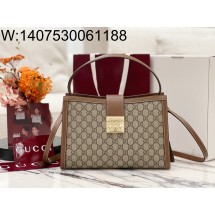 [JHL] 구찌 패들락 라지 탑 핸들백 브라운 31*21*11cm 838991