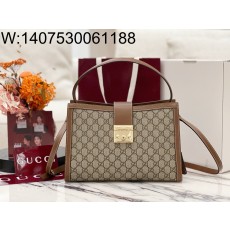 [JHL] 구찌 패들락 라지 탑 핸들백 브라운 31*21*11cm 838991