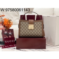 [JHL] 구찌 패들락 미디엄 탑 핸들백 브라운 25.5*17.5*20cm 838992