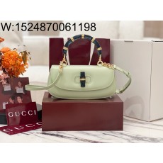 [JHL] 구찌 뱀부 Diva 미디엄 백 연그린 827750 26.6*13*8cm